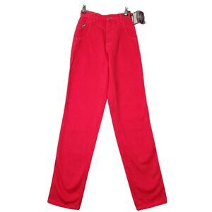 NWT WRANGLER WC132MR Red Bareback Classic Fit Tapered Leg Denim Jeans SIZE 0x36